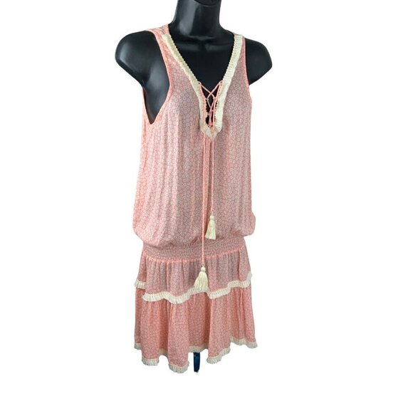 Coolchange dress weightless size M  pink white  sleeveless - Picture 8 of 10